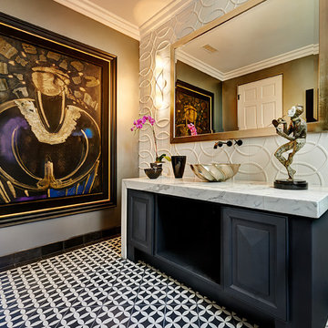 Contemporary Powder Room