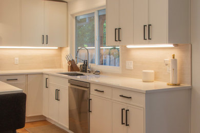 Inspiration for a 1960s home design remodel in Portland