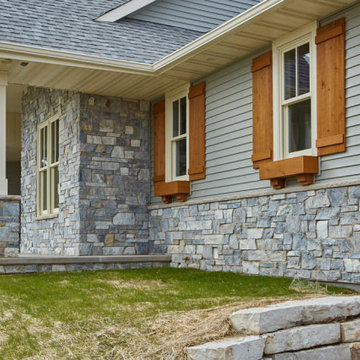 Chamberlain Natural Thin Stone Veneer Home Exterior