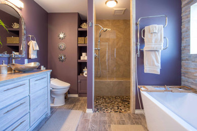 Bathroom - craftsman bathroom idea in Seattle