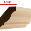 EWCR11 Colonial Crown Moulding Trim, 3/4" x 2-5/8", Maple, 94"