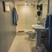 lower level bathroom