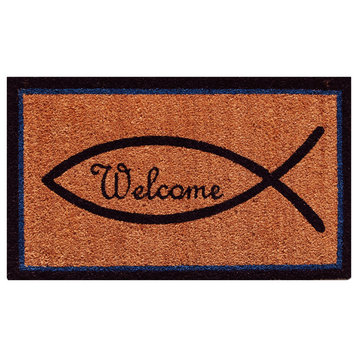 Christian Welcome Doormat, 24"x36"