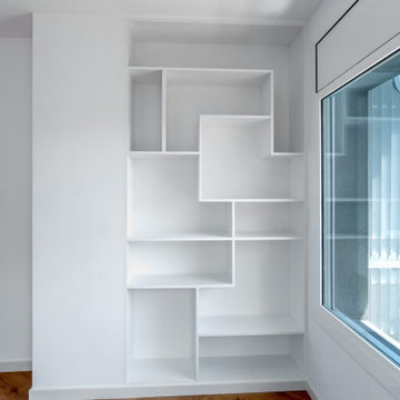 Sala de estar minimalista