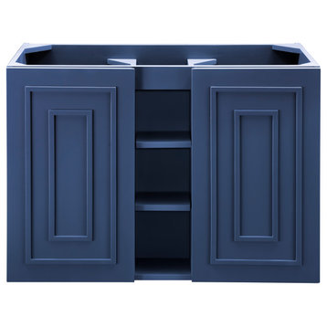 Alicante' 39.5" Single Vanity Cabinet, Azure Blue