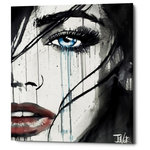 Epic Graffiti - Epic Graffiti "It Happens" by Loui Jover, Giclee Canvas Wall Art, 20"x24" - "It Happens" by Loui Jover. Australian artist, Loui Jover, has been making art since childhood and never stopped. His series of ink on vintage book pages has been his go-to; which creates depth and offers a back story for each of his subjects. A perfect addition for any home that needs a chic conversational piece.
