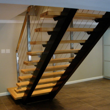 Open Riser Stairs