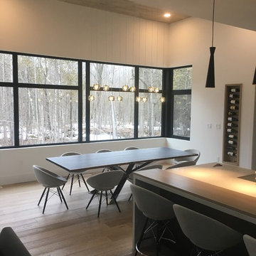 Wiring of Custom Home with Installation of Electrical Devices and Fixtures