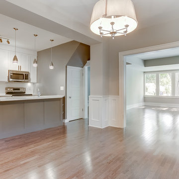 9th Street East | Transitional White Kitchen