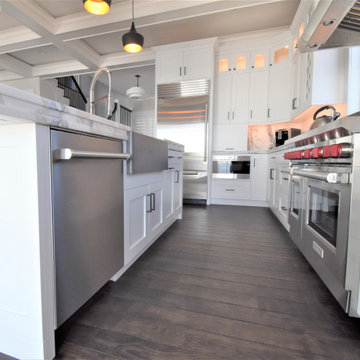 Beech White Kitchen at Beach Front, Clinton CT