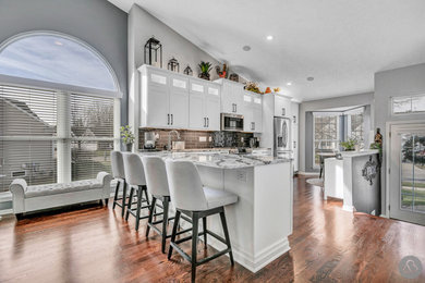 Example of a trendy kitchen design in Other