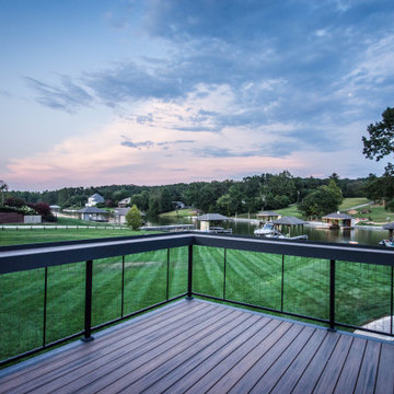 New Deck with Fireplace