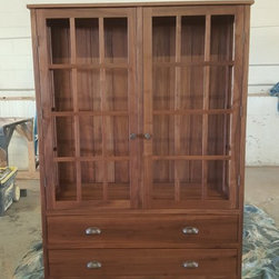 Air Dried Walnut China Hutch - China Cabinets And Hutches