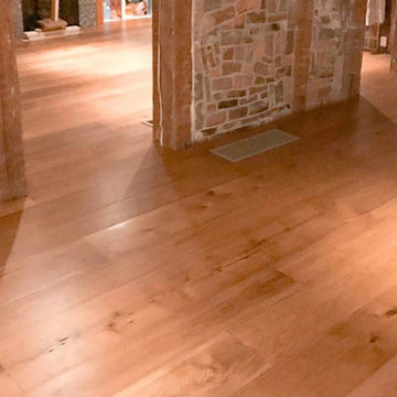 Hickory Plank Flooring, Entry Area