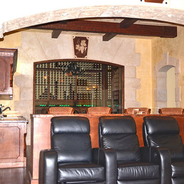 Home Theater and Wine Celler