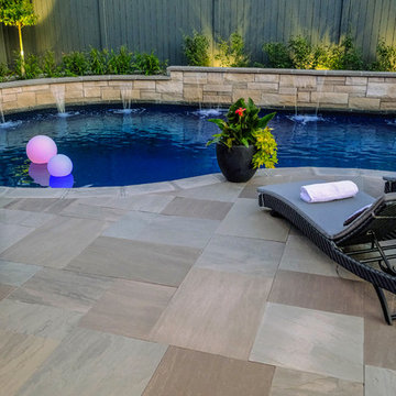 Pool restoration and in-ground spa