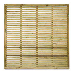 Slatted Fence Panels - Home Fencing And Gates