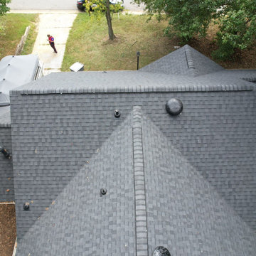 CertainTeed shingles in Moire Black