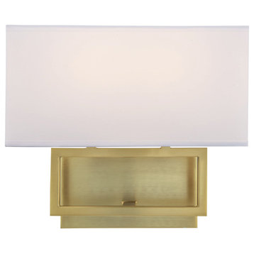 Luxury New-Traditional Wall Sconce, Brushed Brass, ULB2145