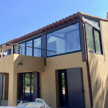 Facade villa bord de mer