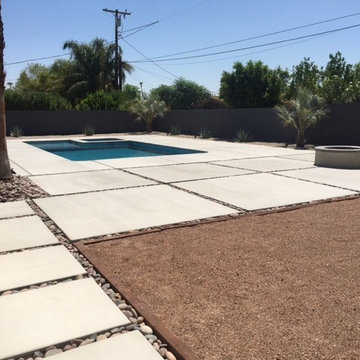 streamlined yard in Palm Springs