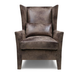Winchester Chair in Leather - Armchairs & Accent Chairs