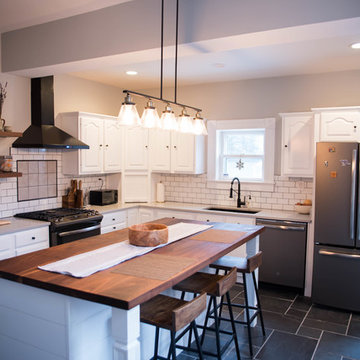 Indiana Historic Home Painted Cabinets