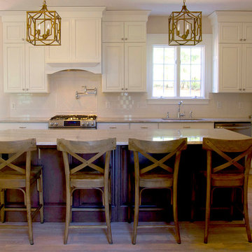Medway, MA - kitchen redesign/unused room transformed to pantry and cubby space