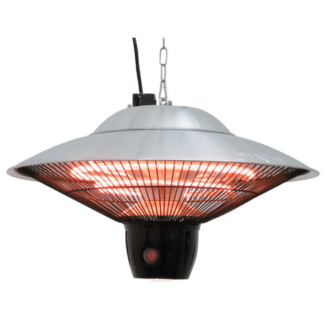 Infrared Heater With Led Light, Hanging With Remote Control