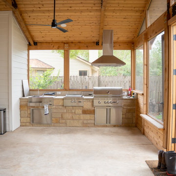 Outdoor Kitchen & Living Space