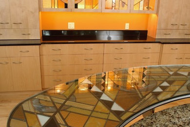 Art Deco Kitchen Cabinets and Countertops