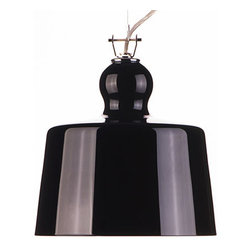 Privata Acquatinta Black Pendant Lamp By Produzione Privata - Pendant Lighting