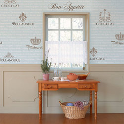 Typography Letter Wall Stencils - Products