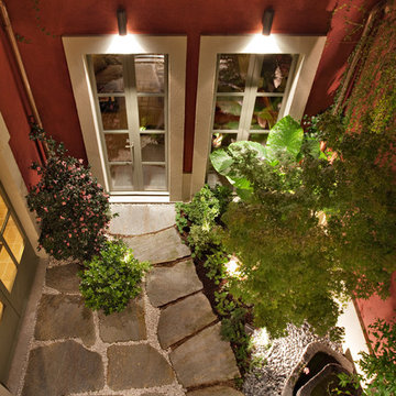 Un patio a tema