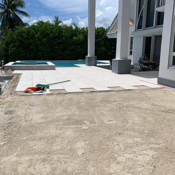 Miami Vice Patio - Before flooring install