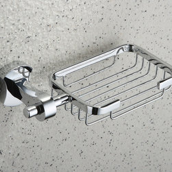 Chrome finished brass Wall-mounted Soap Holder TCB2001 - Bathroom Accessories