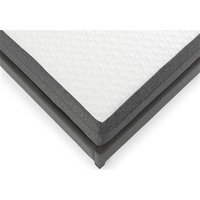 Pemberly Row 10" Gel Queen Mattress and Model T Bed Base in White