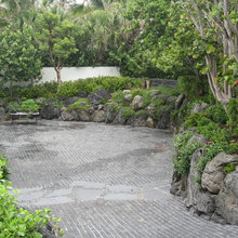 outside