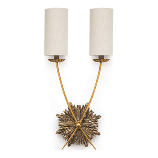 Lucas McKearn Julia Gold 1-Light Wall Sconce