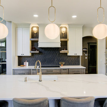 Collected Kitchen Remodel with Custom Seating + Layered Details