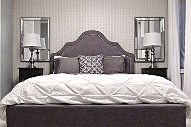 Example of a trendy bedroom design in Toronto