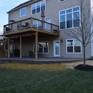 Paver Patio Beneath Deck