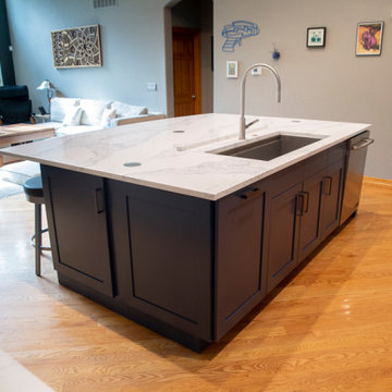 Modern Kitchen with Pop-Up Outlet!