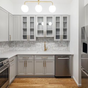 Transitional Kitchen Project in Old Town Alexandria, VA