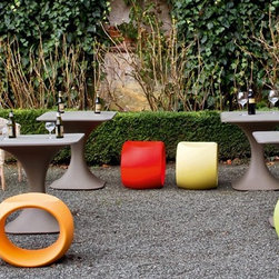 Cero Outdoor Stool by Serralunga - Accent And Garden Stools