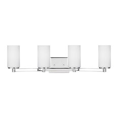 Sea Gull Lighting 4-Light Wall/Bath, Chrome