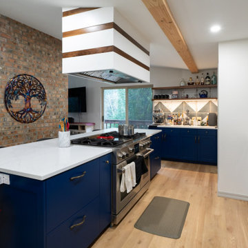 Tacoma Blue Kitchen Remodel