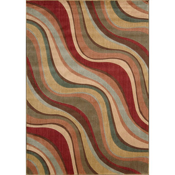 Somerset ST81 Multicolored Rug by Nourison, 2'x5'9" Runner