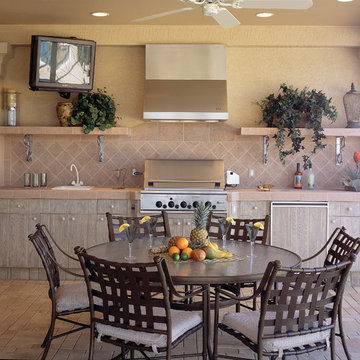 Sater Design Collection's 6929 "Saraceno" Home Plan