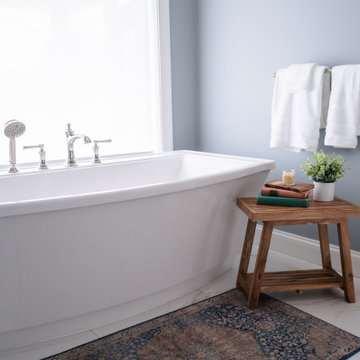 Pennsburg Transitional Master Bath, Closet & Interior Renovation